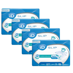 Ontex-ID Expert Slip S Plus - Couches adulte - Pack de 4 sachets Ontex ID Expert Slip - 1