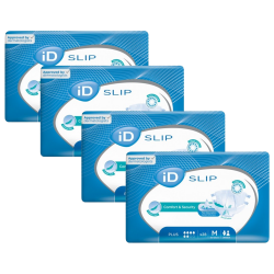 Ontex-ID Expert Slip M Plus - Couches adulte - Pack de 4 sachets Ontex ID Expert Slip - 1