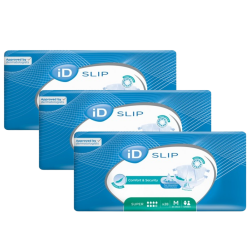 Ontex-ID Expert Slip M Super - Couches adulte - Pack de 3 sachets Ontex ID Expert Slip - 1