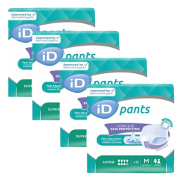 Ontex-ID Pants M Super - Slip Absorbant / Pants - Pack de 4 sachets Ontex ID Pants - 1