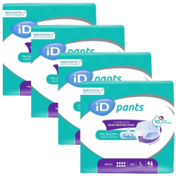 Ontex iD pants L Maxi - Pack de 4 sachets - Slip Absorbant / Pants Ontex ID Pants - 1