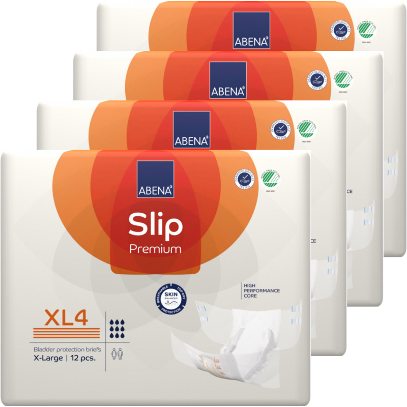 Abena Slip Premium XL N°4 - Couches adulte - Pack de 4 sachets Abena Abri Form - 1