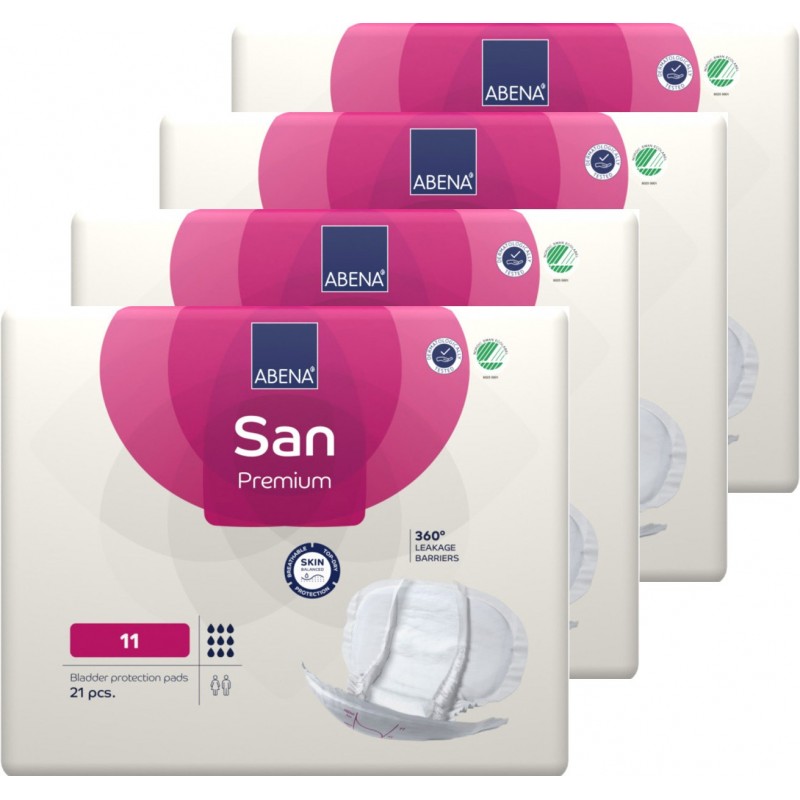 Abena-Frantex Abri-San Premium N°11 - Protection urinaire anatomique - Pack de 4 sachets Abena Abri San - 1 Abena-Frantex Abri-San Premium N°11 - Protection urinaire anatomique - Pack de 4 sachets Abena Abri San - 1