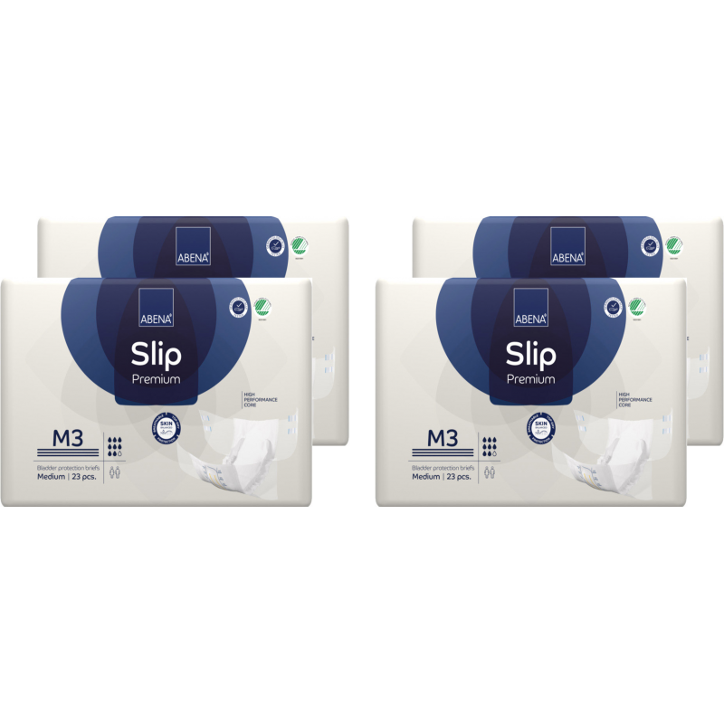 Abena Slip Premium M3 - Couches adulte - Pack de 4 sachets Abena Abri Form - 4 Abena Slip Premium M3 - Couches adulte - Pack de 4 sachets Abena Abri Form - 4
