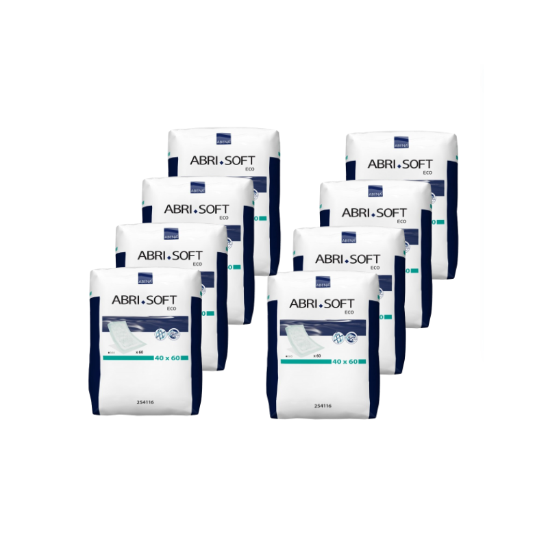 Abri-Soft Eco 40x60 cm - Alèses - Pack de 8 sachets Abena Abri Soft - 1 Abri-Soft Eco 40x60 cm - Alèses - Pack de 8 sachets Abena Abri Soft - 1
