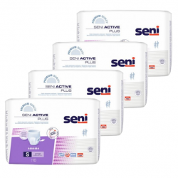 Seni Active Plus S - Pack de 4 sachets - Slip absorbant / Pants Seni Active - 1