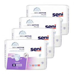 Seni Active Plus M - Pack de 4 sachets - Slip absorbant / Pants Seni - 1