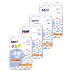 Seni Kids Junior Super - 20+ kg - Pack de 4 sachets - Couches ado Seni Kids - 1