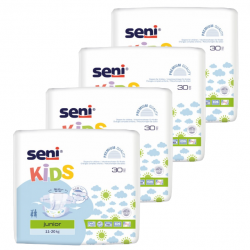 Seni Kids Junior - 11 / 20 kg - Pack de 4 sachets - Couches ado Seni Kids - 1