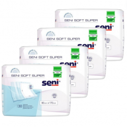 Seni Soft Super - Alèses 90x170 cm - Pack de 4 sachets Seni Soft - 1