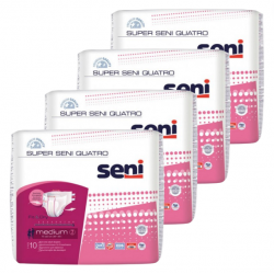 Super Seni Quatro M - Pack de 4 sachets - Couches adulte Super Seni - 1