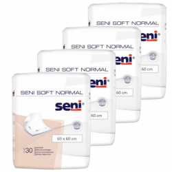 Seni Soft Normal - Alèses 60x60 cm - Pack de 4 sachets Seni Soft - 1