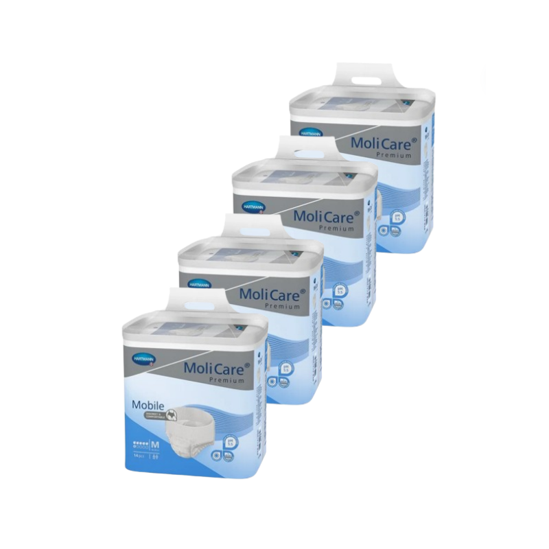 MoliCare Mobile - Slip Absorbant / Pants - 6 gouttes - M - Pack de 4 sachets Hartmann MoliCare Premium Mobile - 1 MoliCare Mobile - Slip Absorbant / Pants - 6 gouttes - M - Pack de 4 sachets Hartmann MoliCare Premium Mobile - 1
