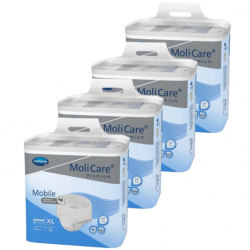 Hartmann MoliCare Mobile - XL - 6 gouttes - Pack de 4 sachets - Slip Absorbant / Pants Hartmann MoliCare Premium Mobile - 1