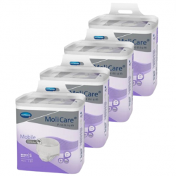 MoliCare Mobile - S - 8 gouttes - Slip Absorbant / Pants - Pack de 4 sachets - Hartmann MoliCare Premium Mobile - 1