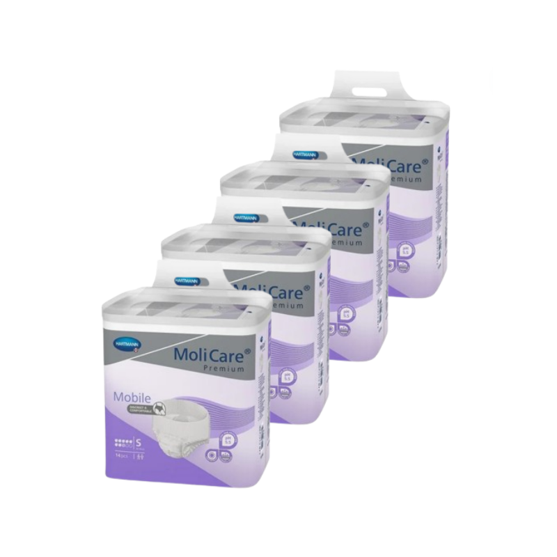 MoliCare Mobile - S - 8 gouttes - Slip Absorbant / Pants - Pack de 4 sachets - Hartmann MoliCare Premium Mobile - 1 MoliCare Mobile - S - 8 gouttes - Slip Absorbant / Pants - Pack de 4 sachets - Hartmann MoliCare Premium Mobile - 1