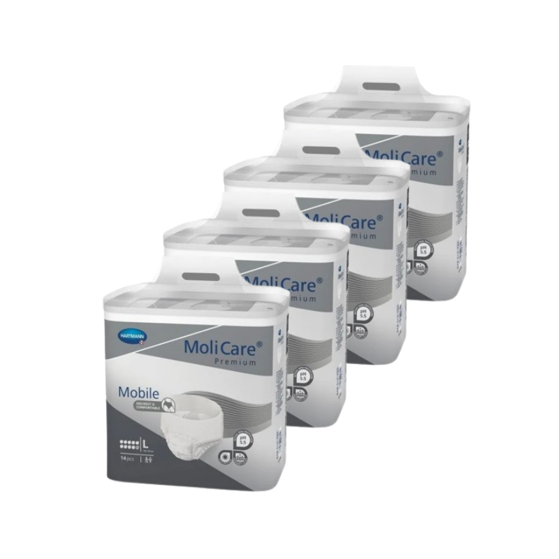 Molicare Mobile - L - 10 gouttes - Slip Absorbant / Pants - Pack de 3 sachets Hartmann MoliCare Premium Mobile - 1 Molicare Mobile - L - 10 gouttes - Slip Absorbant / Pants - Pack de 3 sachets Hartmann MoliCare Premium Mobile - 1