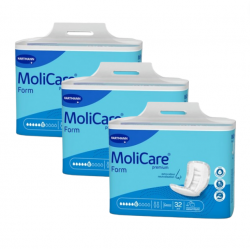 Hartmann Molicare Premium Form Extra Plus - Protection urinaire anatomique - 6 gouttes - Pack de 3 sachets Hartmann MoliCare Pre