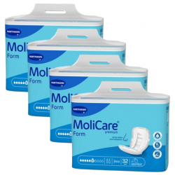 Hartmann Molicare Premium Form Extra Plus - Protection urinaire anatomique - 6 gouttes - Pack de 4 sachets Hartmann MoliCare Pre