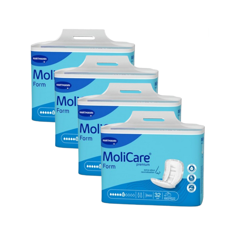 Hartmann Molicare Premium Form Extra Plus - Protection urinaire anatomique - 6 gouttes - Pack de 4 sachets Hartmann MoliCare Pre Hartmann Molicare Premium Form Extra Plus - Protection urinaire anatomique - 6 gouttes - Pack de 4 sachets Hartmann MoliCare Pre