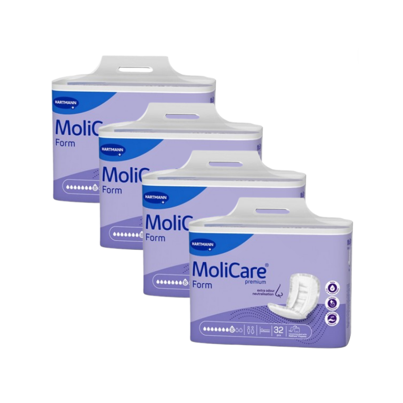 Hartmann Molicare Premium Form Super Plus - Protection urinaire anatomique - 8 gouttes - Pack de 4 sachets Hartmann MoliCare Pre Hartmann Molicare Premium Form Super Plus - Protection urinaire anatomique - 8 gouttes - Pack de 4 sachets Hartmann MoliCare Pre