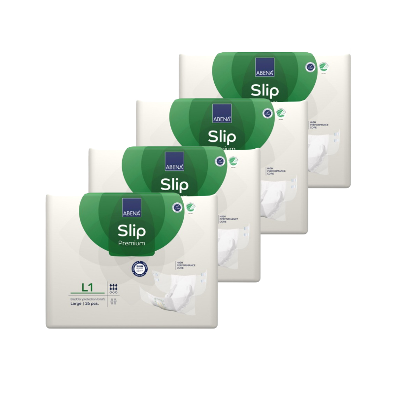 Abena Slip Premium - L N°1 - Couches adulte - Pack de 4 sachets Abena Abri Form - 1 Abena Slip Premium - L N°1 - Couches adulte - Pack de 4 sachets Abena Abri Form - 1