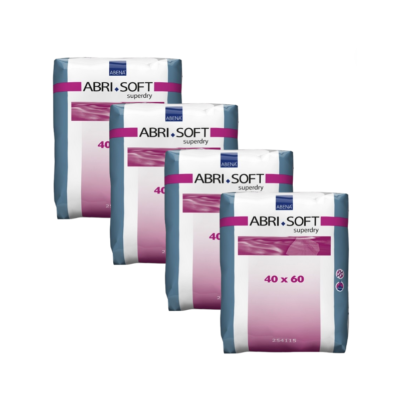 Abri-Soft SuperDry -Alèses - Pack de 4 sachets Abena Abri Soft - 1 Abri-Soft SuperDry -Alèses - Pack de 4 sachets Abena Abri Soft - 1