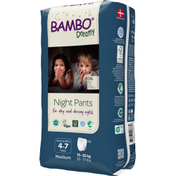 Abena Bambo Dreamy mixte 4-7 ans - 15 à 35 kg - Couches culottes énurésie Abena BAMBO Nature - 1