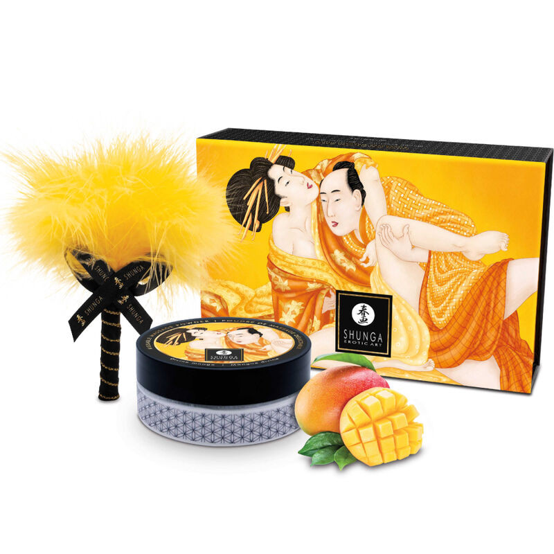 copy of Shunga - Kit de poudre de massage comestible - Mangue  - 1