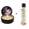 Pack Massage Exotique : Huile de massage + Bougie de massage aux fruits exotiques