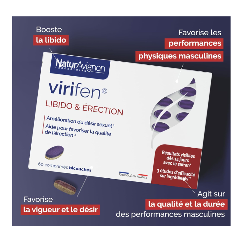 Virifen - Libido & érection NaturAvignon - 1 Virifen - Libido & érection NaturAvignon - 1