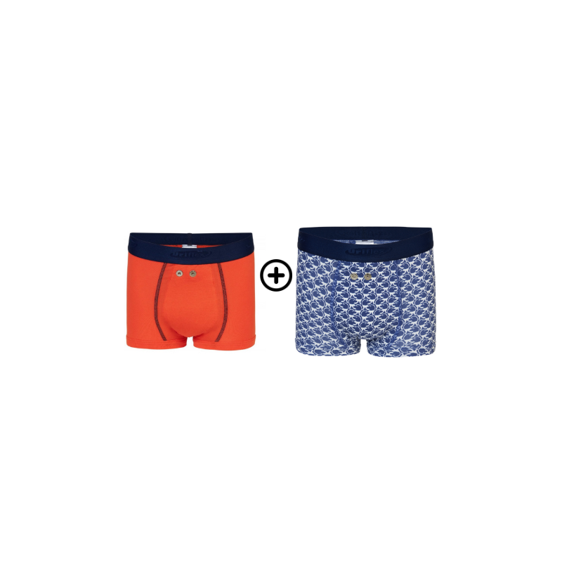 PROMOTION - 2 Boxers garçon Uriflex pour alarmes 8 ans - tour de taille : 55-58 cm URIFLEX - 1 PROMOTION - 2 Boxers garçon Uriflex pour alarmes 8 ans - tour de taille : 55-58 cm URIFLEX - 1