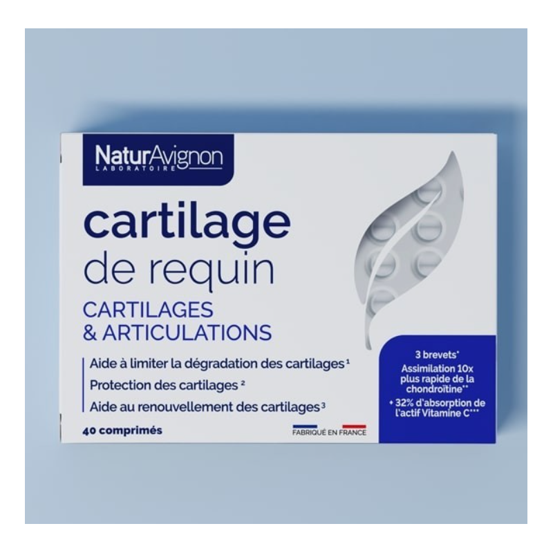 Cartilage de requin - Cartilage et articulations NaturAvignon - 1 Cartilage de requin - Cartilage et articulations NaturAvignon - 1