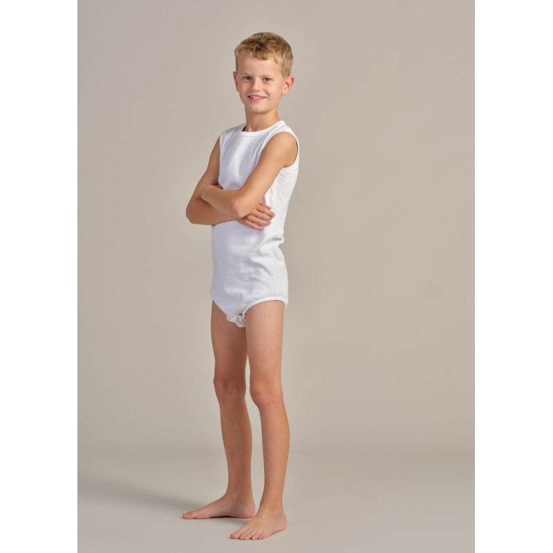 Body Enfant - fermeture à pressions à l'entrejambe - 4Care 4Care - 2 Body Enfant - fermeture à pressions à l'entrejambe - 4Care 4Care - 2