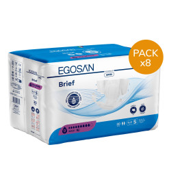 Egosan Slip -  S MAXI - Pack de 8 sachets - Couches Adulte Egosan Slip - 1