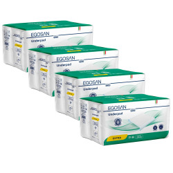 Alèses Egosan Underpads Extra - 80X180 - Pack de 4 sachets Egosan Underpads - 1