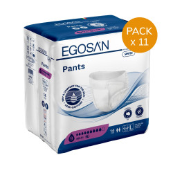 EGOSAN Pants L MAXI - Pack de 11 sachets - SLIP ABSORBANT / PANTS Egosan Pants - 1