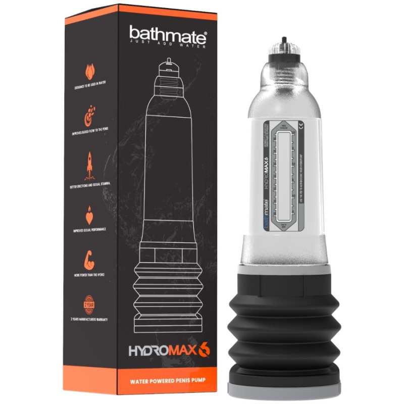 Bathmate - Pompe à érection Hydromax 6 clear BATHMATE - 1 Bathmate - Pompe à érection Hydromax 6 clear BATHMATE - 1