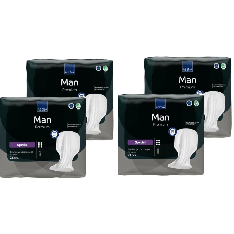 Abena Man Special - Protection anatomique homme - pack de 4 sachets Abena Abri Man - 1 Abena Man Special - Protection anatomique homme - pack de 4 sachets Abena Abri Man - 1
