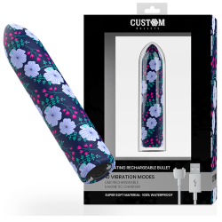 Custom Bullet - Vibromasseur discret et design - Fleurs CUSTOM BULLETS - 1