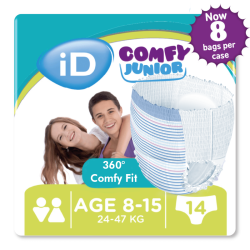 Ontex ID Comfy Junior 8 - 15 ans - Slip absorbant / Pants- Pack de 8 sachets Ontex ID Comfy Junior - 2