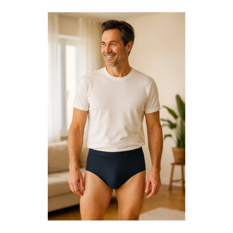 Boxer incontinence homme lavable Pupus - 1 Boxer incontinence homme lavable Pupus - 1