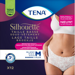 Tena Silhouette taille basse M Plus Blanc Tena - 1