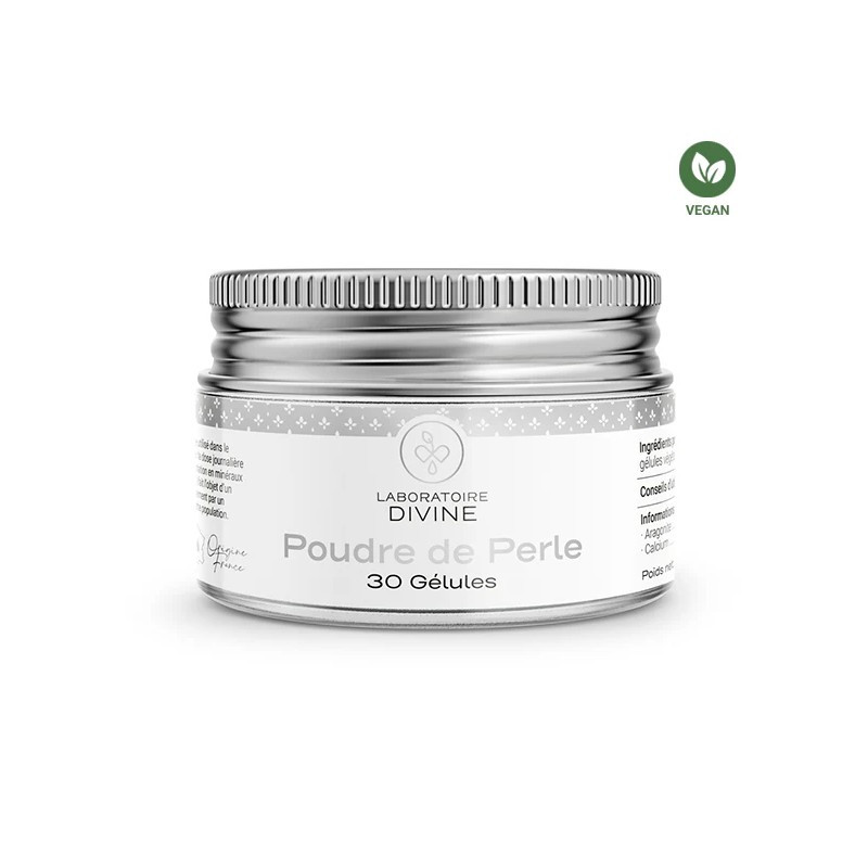 Peau, Cheveux & Ongles - Poudre de Perle Origine France – 30 gélules Nature Forme - 1