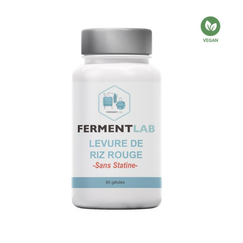 Cholestérol - Levure de Riz Rouge Sans Statine FermentLab - 1