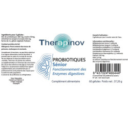 Probiotique Senior – Flore Intestinale – 60 gélules Therapinov - 2