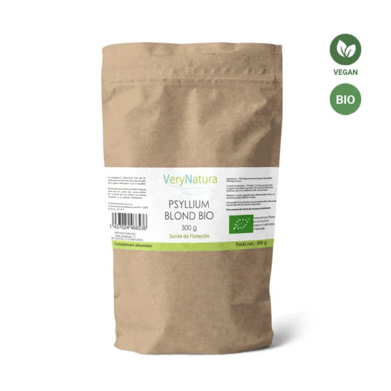 Digestion & Transit - Psyllium Blond Bio – 300 g Very Natura - 1
