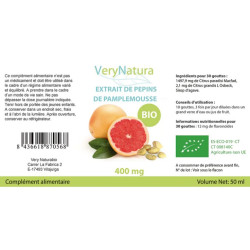 Soutien Digestif & Protection Immunitaire - Extrait de Pépins de Pamplemousse – 50 ml Very Natura - 3