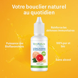 Soutien Digestif & Protection Immunitaire - Extrait de Pépins de Pamplemousse – 50 ml Very Natura - 2