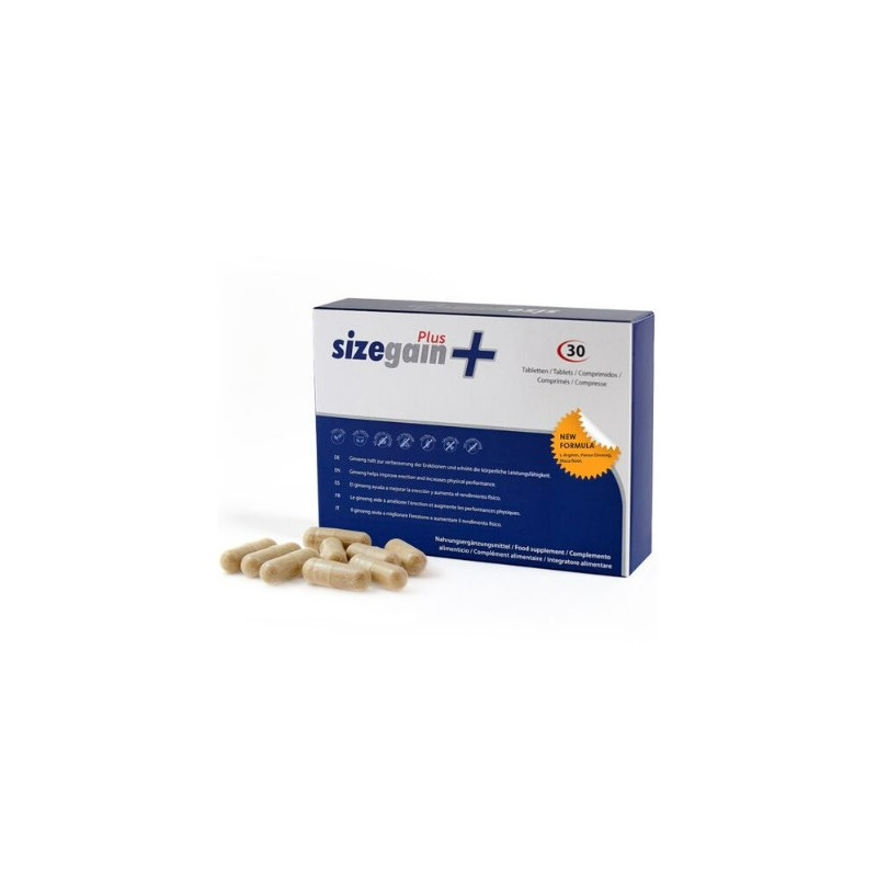 Complément pour l'agrandissement du Pénis et la performance masculine - SizeGain Plus 500COSMETICS - 1